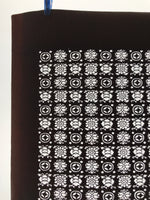 Antique Japanese Katagami Kimono Paper Stencil Katazome Flowers Shippo 4Y619