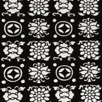 Antique Japanese Katagami Kimono Paper Stencil Katazome Flowers Shippo 4Y619