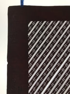 Antique Japanese Katagami Kimono Paper Stencil Katazome Flowers Stripes 4Y616