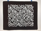 Antique Japanese Katagami Kimono Paper Stencil Katazome Flowers Vines 4Y576