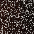 Antique Japanese Katagami Kimono Paper Stencil Katazome Geometric Squares 4Y626