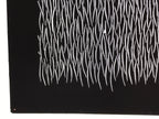 Antique Japanese Katagami Kimono Paper Stencil Katazome Grass Plant Design 4Y658
