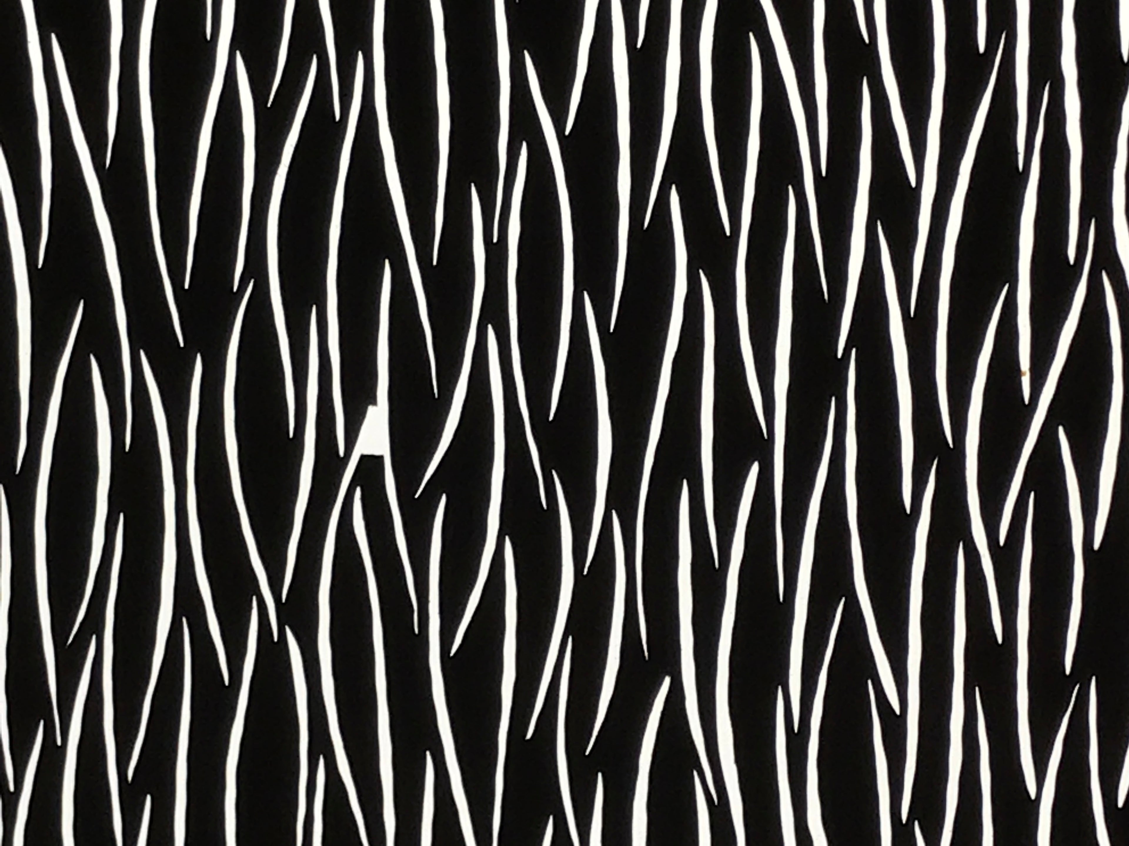 Antique Japanese Katagami Kimono Paper Stencil Katazome Grass Plant Design 4Y658