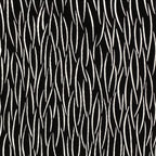 Antique Japanese Katagami Kimono Paper Stencil Katazome Grass Plant Design 4Y658