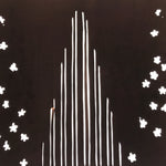 Antique Japanese Katagami Kimono Paper Stencil Katazome Grass Small Flower 4Y642