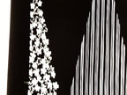 Antique Japanese Katagami Kimono Paper Stencil Katazome Grass Small Flower 4Y643