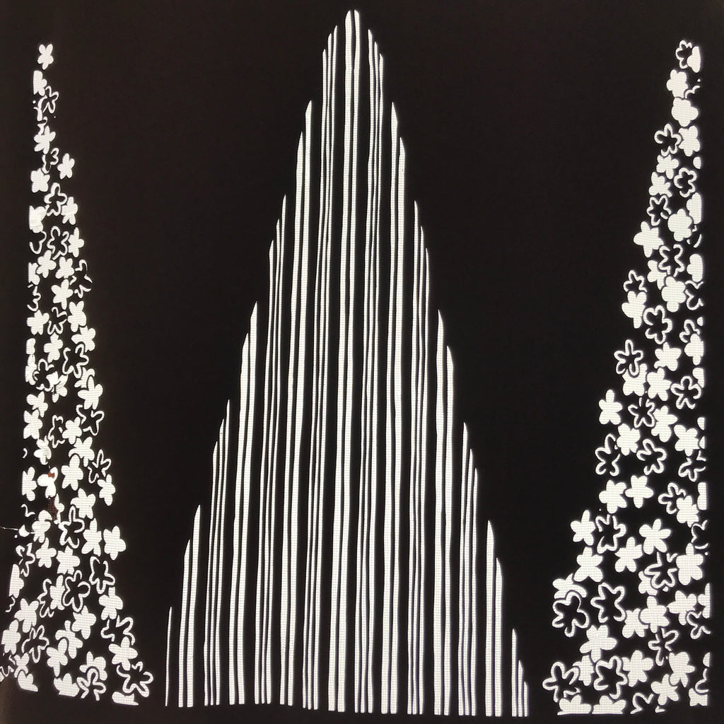 Antique Japanese Katagami Kimono Paper Stencil Katazome Grass Small Flower 4Y643