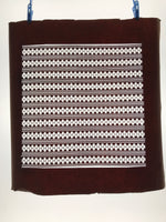 Antique Japanese Katagami Kimono Paper Stencil Katazome Hexagon Kikko Line 4Y630