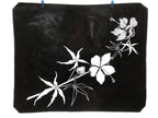 Antique Japanese Katagami Kimono Paper Stencil Katazome Hibiscus Flowers 4Y571