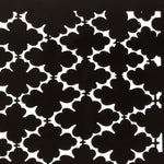 Antique Japanese Katagami Kimono Paper Stencil Katazome Hishi Diamond 4Y601