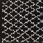 Antique Japanese Katagami Kimono Paper Stencil Katazome Hishi Diamond 4Y601