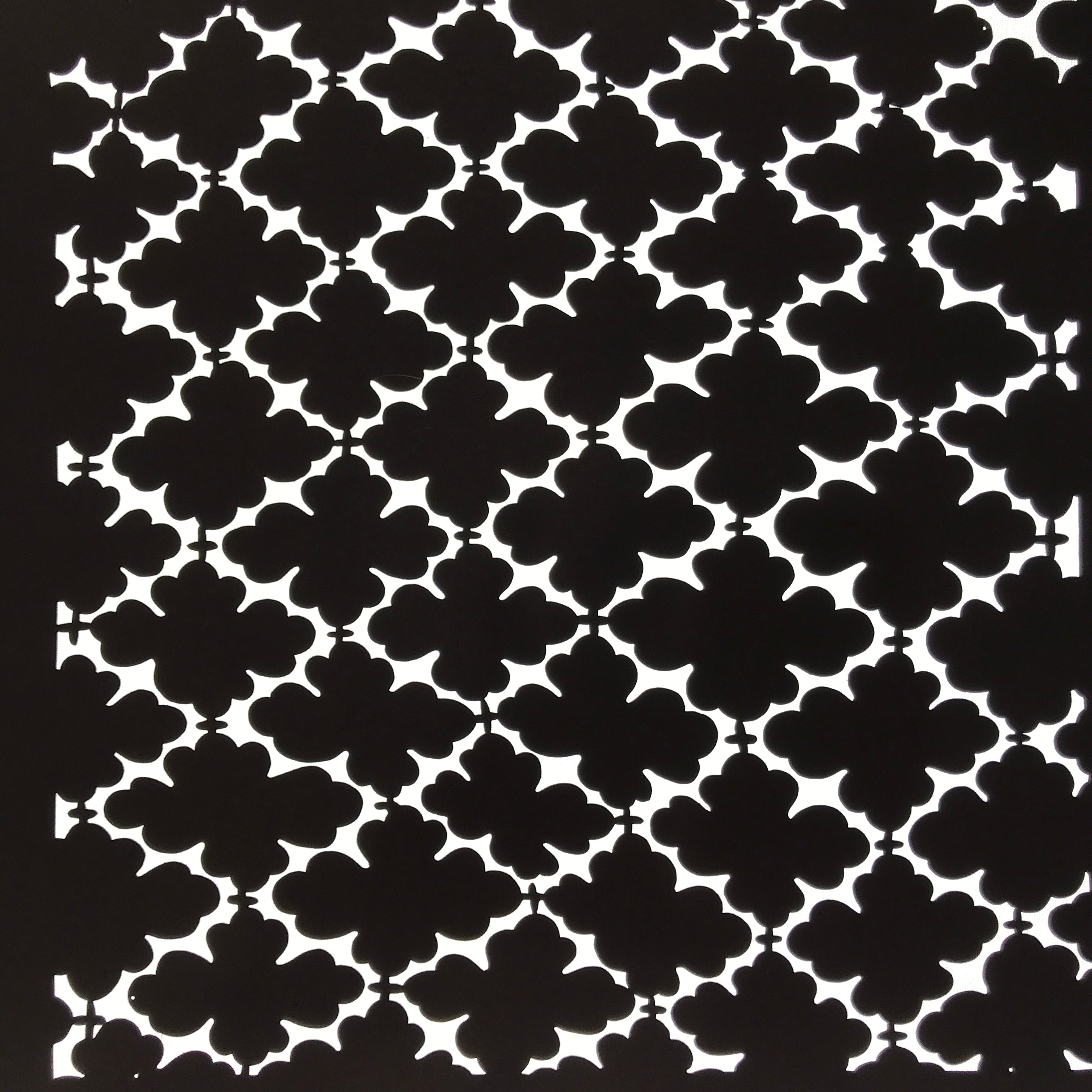 Antique Japanese Katagami Kimono Paper Stencil Katazome Hishi Diamond 4Y601