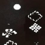 Antique Japanese Katagami Kimono Paper Stencil Katazome Hishi Diamond 4Y602