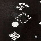 Antique Japanese Katagami Kimono Paper Stencil Katazome Hishi Diamond 4Y602
