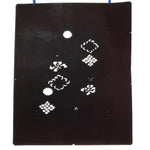 Antique Japanese Katagami Kimono Paper Stencil Katazome Hishi Diamond 4Y602