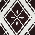 Antique Japanese Katagami Kimono Paper Stencil Katazome Hishi Flowers 4Y613