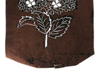 Antique Japanese Katagami Kimono Paper Stencil Katazome Hydrangea Ajisai 4Y524