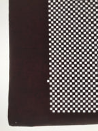 Antique Japanese Katagami Kimono Paper Stencil Katazome Ichimatsu Check 4Y605