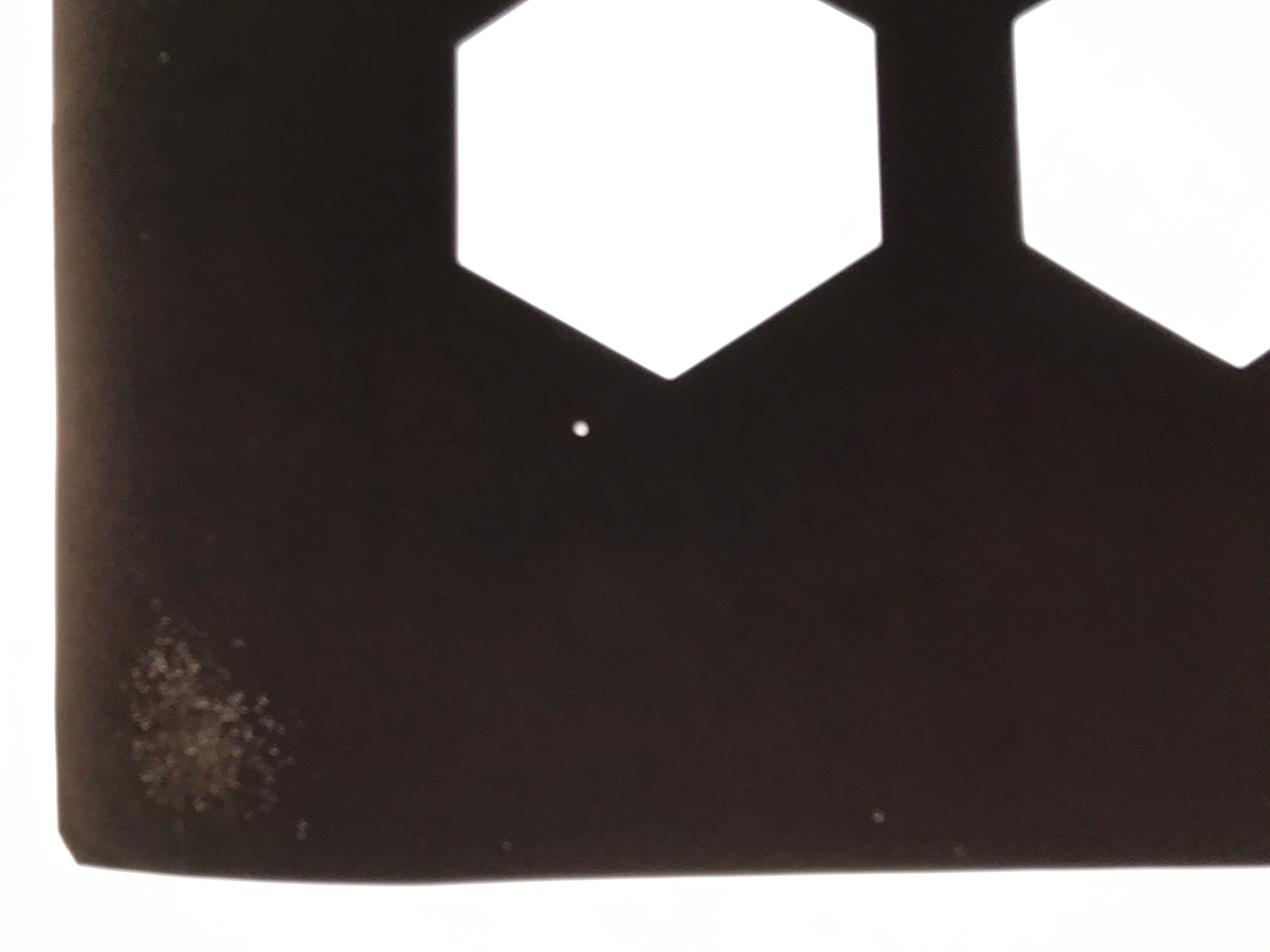 Antique Japanese Katagami Kimono Paper Stencil Katazome Kikko Hexagons 4Y647