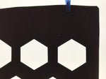 Antique Japanese Katagami Kimono Paper Stencil Katazome Kikko Hexagons 4Y647