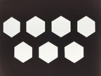 Antique Japanese Katagami Kimono Paper Stencil Katazome Kikko Hexagons 4Y647