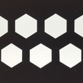 Antique Japanese Katagami Kimono Paper Stencil Katazome Kikko Hexagons 4Y647