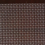 Antique Japanese Katagami Kimono Paper Stencil Katazome Kotobuki Flowers 4Y621