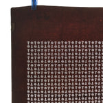 Antique Japanese Katagami Kimono Paper Stencil Katazome Kotobuki Flowers 4Y621