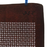 Antique Japanese Katagami Kimono Paper Stencil Katazome Kotobuki Flowers 4Y621