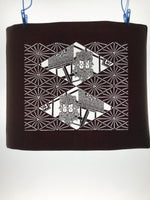 Antique Japanese Katagami Kimono Paper Stencil Katazome Lantern Curtain 4Y641