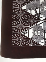 Antique Japanese Katagami Kimono Paper Stencil Katazome Lantern Curtain 4Y641