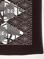 Antique Japanese Katagami Kimono Paper Stencil Katazome Lantern Curtain 4Y641