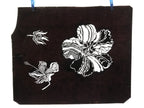 Antique Japanese Katagami Kimono Paper Stencil Katazome Large Flower 4Y552