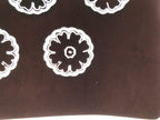 Antique Japanese Katagami Kimono Paper Stencil Katazome Large Peony Flower 4Y636