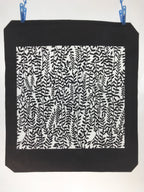 Antique Japanese Katagami Kimono Paper Stencil Katazome Leafy Vines 4Y520