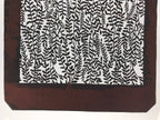 Antique Japanese Katagami Kimono Paper Stencil Katazome Leafy Vines 4Y520
