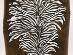 Antique Japanese Katagami Kimono Paper Stencil Katazome Lush Plant Design 4Y590