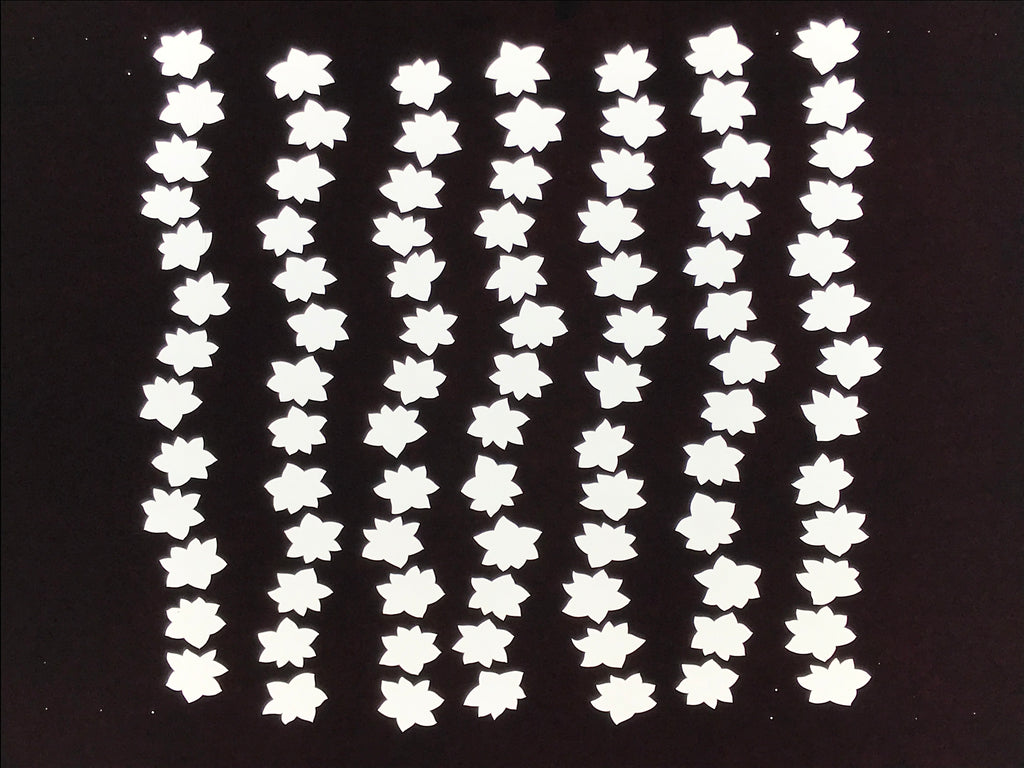 Antique Japanese Katagami Kimono Paper Stencil Katazome Momiji Maple Leaf 4Y654