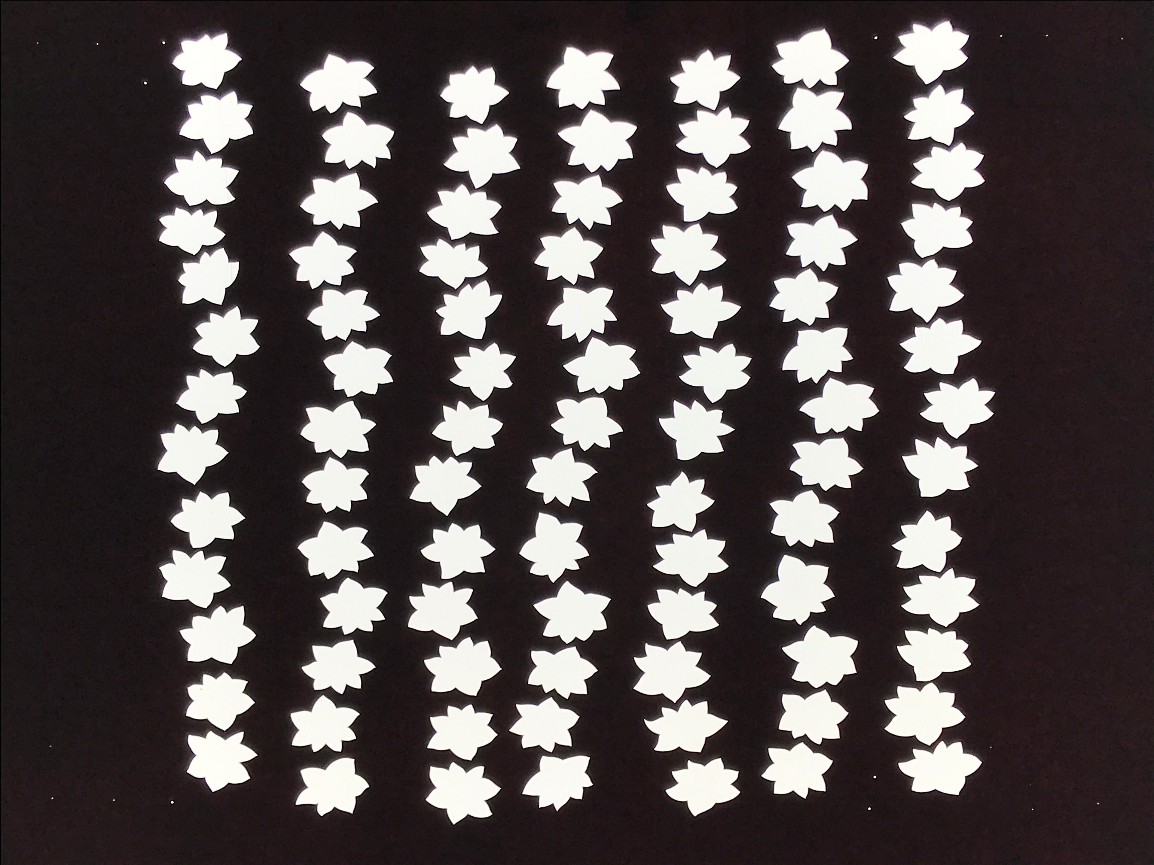 Antique Japanese Katagami Kimono Paper Stencil Katazome Momiji Maple Leaf 4Y654