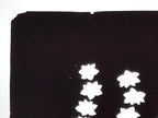 Antique Japanese Katagami Kimono Paper Stencil Katazome Momiji Maple Leaf 4Y654