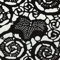 Antique Japanese Katagami Kimono Paper Stencil Katazome Morning Glory Vine 4Y542