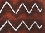 Antique Japanese Katagami Kimono Paper Stencil Katazome Mountain Line 4Y695