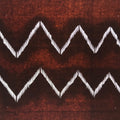Antique Japanese Katagami Kimono Paper Stencil Katazome Mountain Line 4Y695