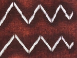 Antique Japanese Katagami Kimono Paper Stencil Katazome Mountain Line 4Y696