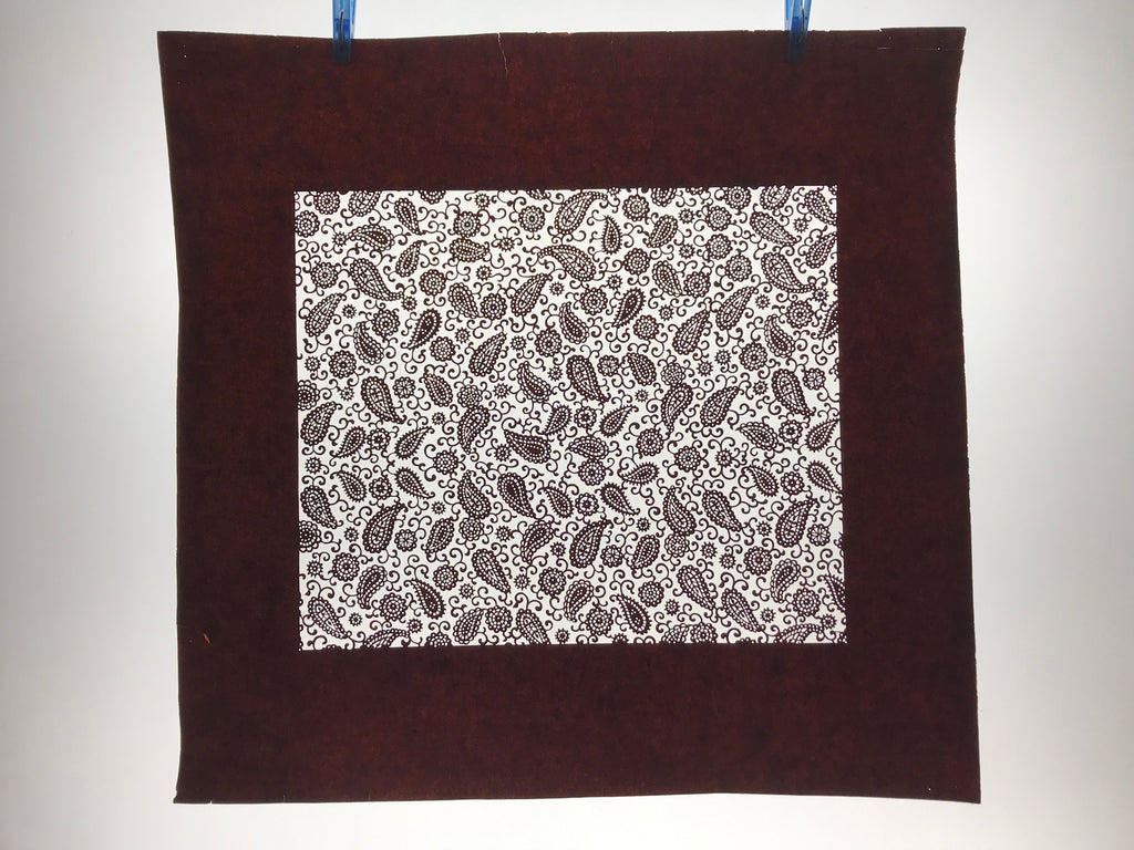 Antique Japanese Katagami Kimono Paper Stencil Katazome Paisley Vines 4Y585