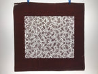 Antique Japanese Katagami Kimono Paper Stencil Katazome Paisley Vines 4Y585