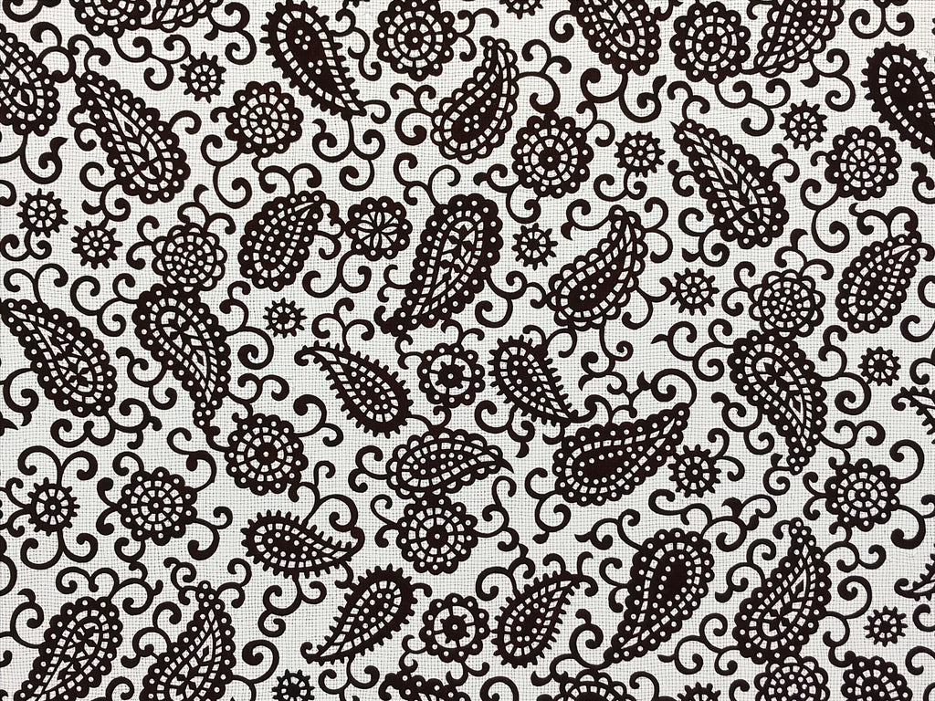 Antique Japanese Katagami Kimono Paper Stencil Katazome Paisley Vines 4Y585