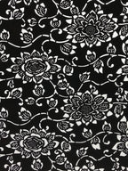Antique Japanese Katagami Kimono Paper Stencil Katazome Peony Botan Flower 4Y578