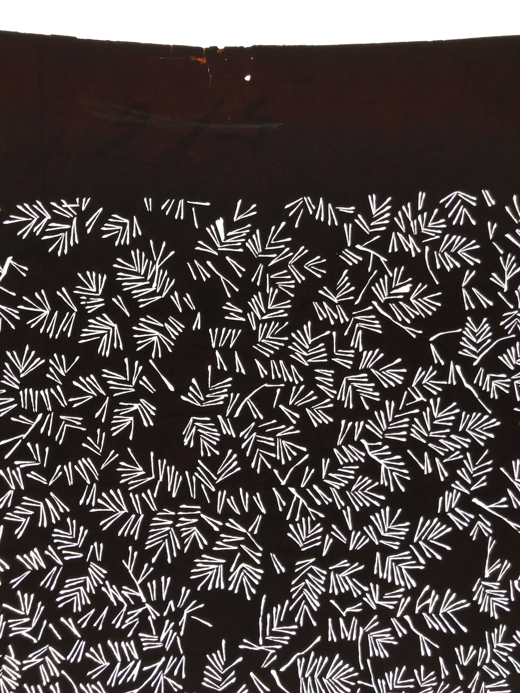 Antique Japanese Katagami Kimono Paper Stencil Katazome Pine Needles Matsu 4Y603