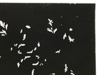 Antique Japanese Katagami Kimono Paper Stencil Katazome Plant Leaf Design 4Y693